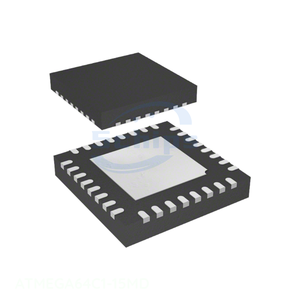 Compre Componentes Electrónicos en Línea, Microcontrolador Integrado de 32 VQFN con Pines Expuestos ATMEGA64C1-15MD, Distribuidor Autorizado - Product Image 1