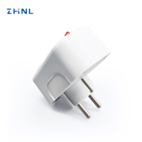Adaptateur multiprise électrique européen ZHNL 2 broches UE 1 prise 1 interrupteur avec protection de sécurité
