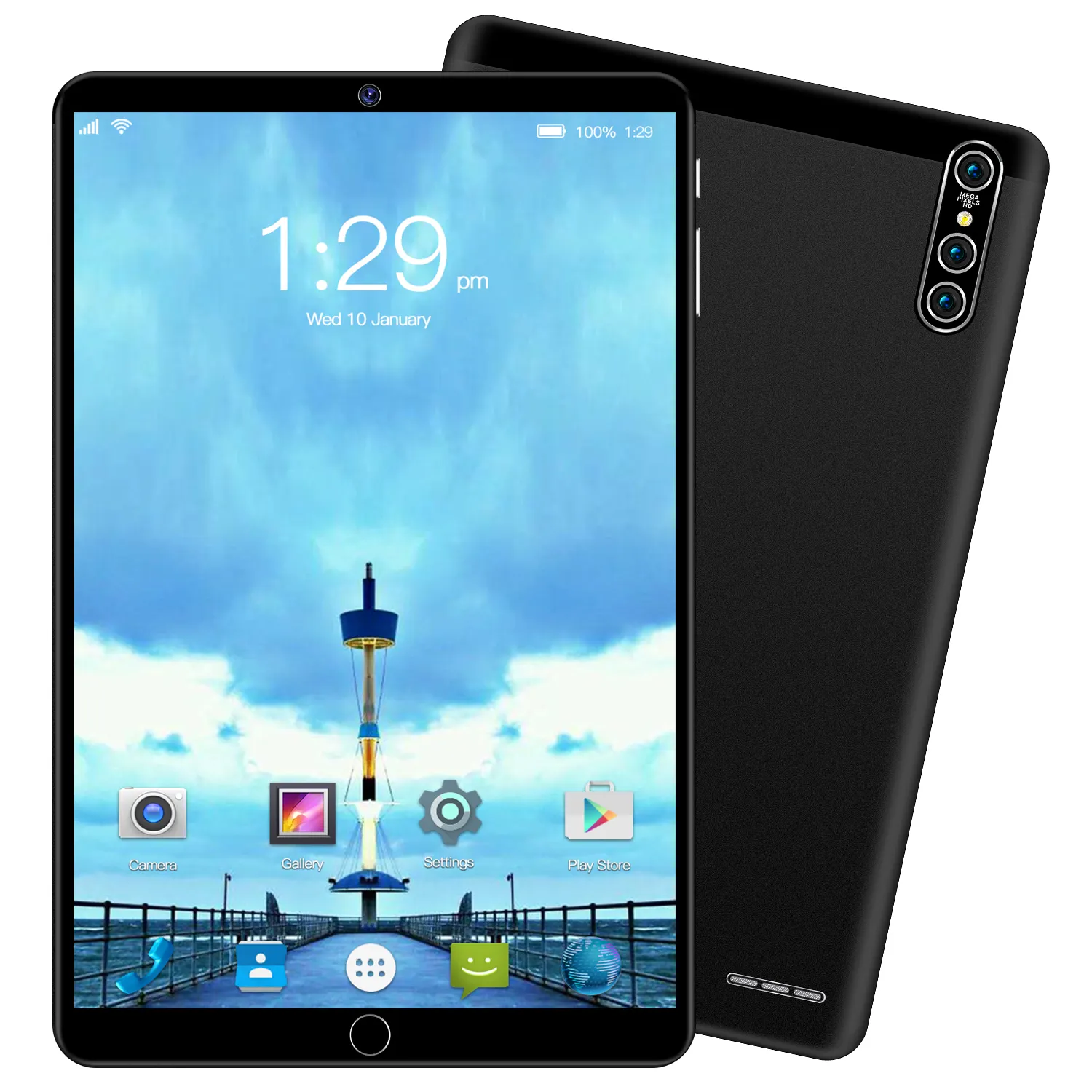 Tablet 10.1 אינץ 10 Core 8gb Ram 256gb Rom אנדרואיד 10.0 Tablet Pc 3g/wifi עם 8mp + 13mp מצלמה
