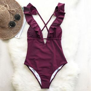 Maillot de bain une pièce personnalisé 3D pour femme, col en V, froncé, push-up, effet ventre plat, rembourrage amovible, tenue de plage - Product Image 6