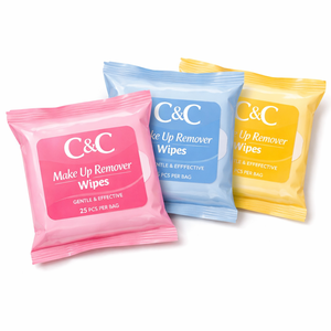 Lingettes démaquillantes douces <span class=keywords><strong>sans</strong></span> <span class=keywords><strong>rinçage</strong></span>, nettoyage en profondeur, lingettes humides pour le visage, fabricant - Product Image 5