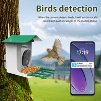 Caméra mobile 3MP O-KAM Pro PC+ABS pour volière, alimentée par énergie solaire, PIR, étanche IPx6, suspendue, extérieure, intelligente, Wi-Fi, pour oiseaux
