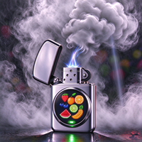 Briquet électronique automatique vintage jetable USB personnalisé ODM UE avec recharge de 1-6ml/2g et chargement Type-C AU DE