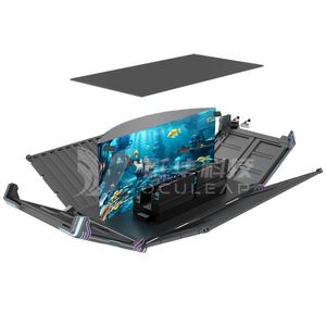 เครื่องเล่นเกม VR ขนาดใหญ่แบบพกพา รุ่น 9D Feiyue Theater Container สำหรับตรวจสอบร่างกายขณะบิน พร้อมระบบติดตามการเคลื่อนไหว - Product Image 5