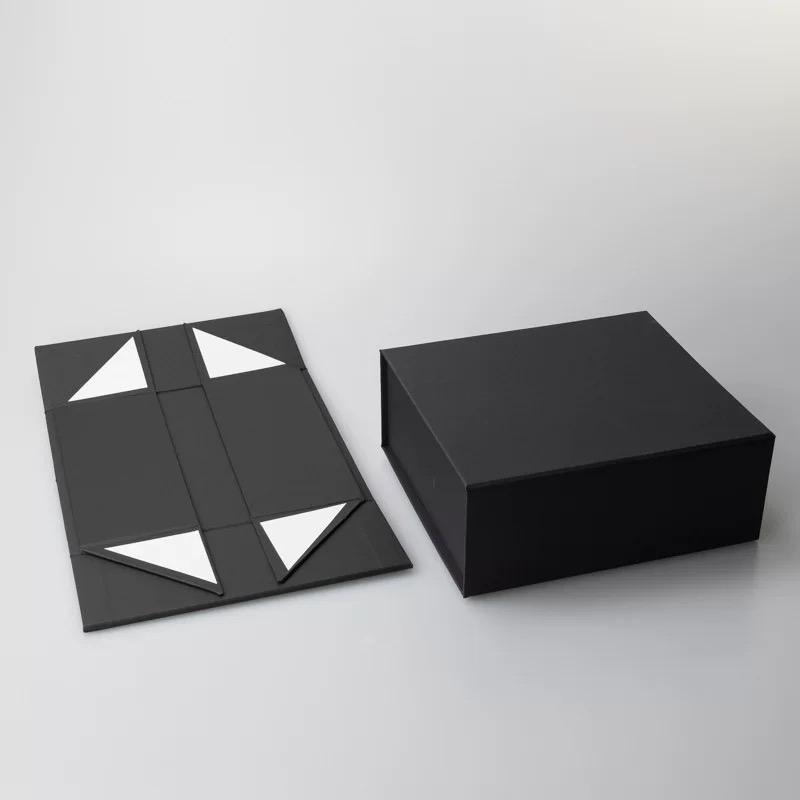 Custom Size Recyclable Cardboard Paper Hard Rigid Magnet Box Packaging ...