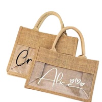 Vente en gros de sac fourre-tout écologique transparent sac d'épicerie avec poignée en corde logo imprimé personnalisé certifié BSCI/GRS/TUV Zesion