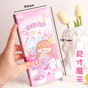 Sinh viên máy tính xách tay văn phòng phẩm Nguồn cung cấp dễ thương phim hoạt hình bìa cứng Pocket Kích thước 94*191mm 96 tờ dòng vuông tuần cuốn sách Tạp Chí - Product Image 4