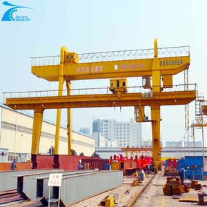 Đường sắt gắn đôi dầm 50 tấn cổng container giàn cần cẩu giá - Product Image 5