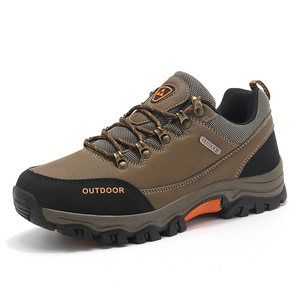Chaussures de marche multicolores pour hommes, style décontracté, coupe basse, lacets, semelle antidérapante et résistante à l'usure, pour le camping et la marche en plein air - Product Image 6