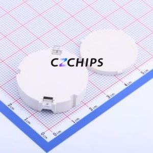 BS-24-B4AK014 Button & Strip Battery Connector SMD Connector Battery Holder CR2450 Phosphor Bronze Nickel - Product Image 2