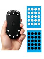 Patins de souris DIY 100% PTFE avec bords arrondis, adaptés aux tapis de souris en verre, améliorent la vitesse et sont plus durables, pour une productivité accrue au bureau