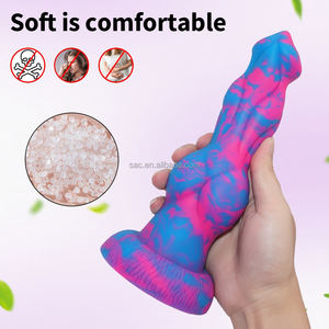 SacKnove Bestseller Frauen Lustig Groß Extra Dick Super Realistisch Echtes Haut gefühl Alien Penis Enorme Erweitern Anal schraube Dildo - Product Image 3