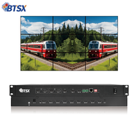 4 in 9 Out 3x3 Video Splicer FPGA Hardware Zero Latency Support Window 90/180/270 Rot IR RS232 LAN Control for Monitoring Room