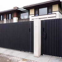 Portail Coulissant en Aluminium Découpé au Laser, Design Personnalisé, Style Moderne, pour Allée de Maison de Village et Résidentielle – Prix Compétitifs