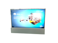 LW550JUL-HMA1 TV OLED Pintar Tipe Desktop Versi Android Layar OLED Transparan 55 Inci