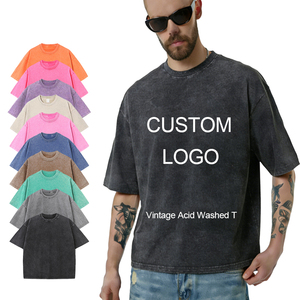 Camiseta Blanca de Alta Calidad para Hombre, 300 g/m², 100% Algodón, Personalizable con Logotipo Impreso en Toda la Superficie, Cuello Redondo, Estilo Urbano, Talla Grande - Product Image 1