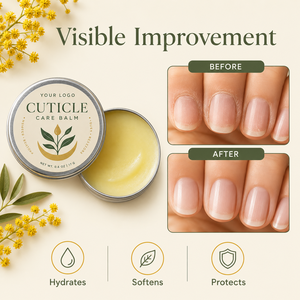 Cire à cuticules hydratante ODM à la cire d'abeille naturelle et à la camomille, prévient les cuticules sèches et les peaux mortes, barrière protectrice qui retient l'humidité - Product Image 2