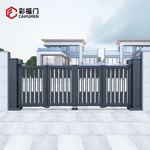 Nhà Máy Nhà Sản Xuất Kim Loại Điện Gấp Cổng Tự Động Nhập Cổng Chất Lượng Cao Tùy Chỉnh Sân Ngoài Trời Ứng Dụng - Product Image 2