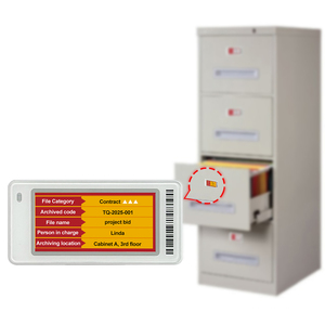 Système de suivi de fichiers automatisé avec affichage E Ink, système de bureau intelligent sans papier, solution de bureau E-Paper basée sur le cloud - Product Image 1
