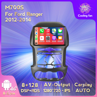 Autoradio Android 12 MEKEDE pour Ford Ranger 2011-2016 Navigation GPS Audioradio 2din Caméra 360° ADAS DVR Ventilateur de refroidissement Lecteur DVD