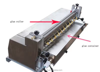 Machine de revêtement de colle thermofusible à boîte rigide à bas prix Machine de collage semi-automatique de bureau