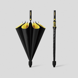 Wholesale Custom Logo Modern Plastic Handle Windproof Rainproof Straight Golf Umbrella for Men Women Sunshade Waterproof Cover