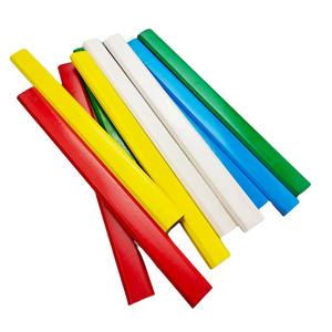 Crayons de marquage pour charpentier en bois naturel de couleur rouge, personnalisés, bon marché, de forme octogonale, ovale, hexagonale, de 7 pouces - Product Image 1