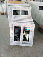Fenêtre coulissante compacte en PVC/UPVC CONCH avec double vitrage et moustiquaire intégrée