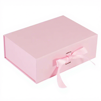 Boîte d'emballage en carton avec fermeture magnétique, design personnalisé avec logo, pour cadeau