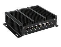 Mini PC Industrial sin Ventilador EVUC, Intel Core I3 I5 I7, 6 Puertos Intel I211 Gigabit LAN, Enrutador, Firewall, Ranura SIM, Compatible con 3G/4G, VPN