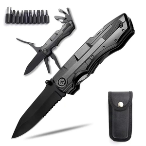 Alicates Plegables Multifuncionales al por Mayor, Cuchillo EDC, Destornillador, Herramienta Multiusos Portátil para Exteriores, Supervivencia en Emergencias y Camping - Product Image 4