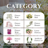 Sunwedding – Chemin de table en fleurs artificielles en soie, le plus vendu, pour mariage, remise de diplôme, fête des Mères et Noël – Décoration de fond