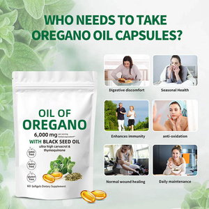 Aceite de Orégano al por Mayor en Cápsulas Blandas, Extracto Vegetal Antioxidante, Suplemento de Aceite de Orégano, Productos Energéticos - Product Image 2