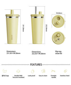 Nouveaux produits – Gobelet isotherme en acier inoxydable <span class=keywords><strong>de</strong></span> 2 oz, 3 oz, 4 oz, tasse, bouteille pour café, boissons, <span class=keywords><strong>eau</strong></span> avec couvercle et paille - Product Image 3