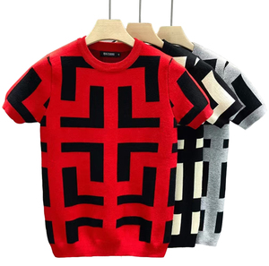 T-shirt da Uomo di Alta Qualità, Classica, di Lusso, alla Moda, Traspirante, Comoda e Fresca, a Maniche Corte - Product Image 1