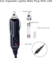 Adaptador de Corriente para Coche de 12V, Cable de Alimentación para Encendedor de Cigarrillos, Masajeador de Cuello y Hombros Comfier Nekteck, Adaptador de Cargador para Coche de 12V