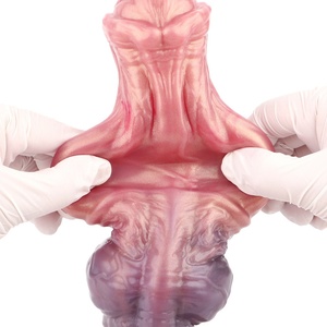 YC-2197 Big Size Horse Penis Sleeve With Anti-off Ring <b>Dildo</b> Sheath Silicone Knot Penis Cover Sex Toys for Adult Cock Extender - Product Image 4