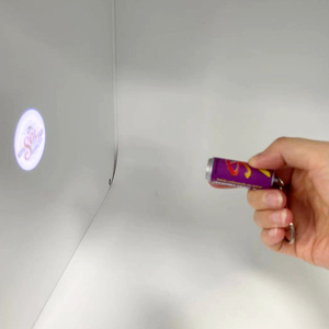 Chất Lượng Cao Giá Thấp Khuyến Mãi Quà Tặng Biểu Tượng Tùy Chỉnh Led Chiếu Keychain Có Thể Hình Dạng Mini Chiếu Torch - Product Image 5