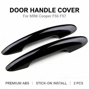 Pour MINI Cooper F56 F57 – Cache-poignée de porte adhésif, garniture sans clé, 2014-2023, couleur unie, 9 options, Carwoman, vente en gros - Product Image 2