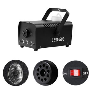 Mini <span class=keywords><strong>400W</strong></span> 500W LED Smoke Fog Machine RGB 3 em 1 Efeitos de Palco Light <span class=keywords><strong>Fogger</strong></span> para Festa de Casamento Halloween - Product Image 5