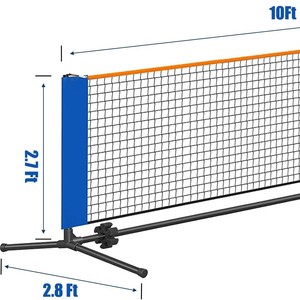 Red de tenis deportiva Yining de 3.0m x 90cm, red portátil de entrenamiento para interiores para niños con bolsa de transporte. - Product Image 2