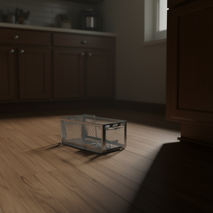 Trappola per topi CJSP252644901AZ 11.81x5.63x4.45 pollici in ferro zincato, automatica, riutilizzabile, rettangolare, per piccoli animali - Product Image 2