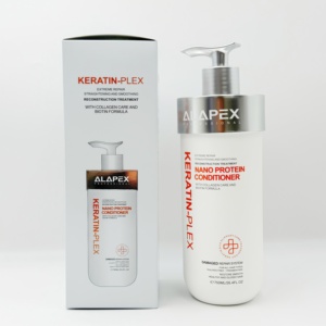 ALAPEX Keratin-Plex Biotin Nano Protein Shampoo & Conditioner Set Reparador para Cabello Seco, Dañado, Rizado y Teñido, 750ML - Product Image 5
