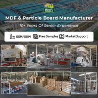 Muestra Gratuita de Tablero MDF de 9mm 12mm 15mm 18mm 25mm E0 E1, Tablero de Fibra de Densidad Media Resistente a la Humedad, Enlace de Muestra Único