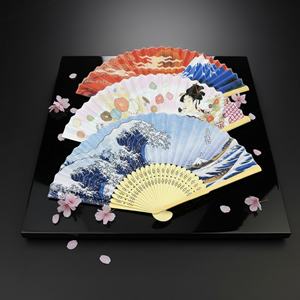 Abanicos Plegables Personalizados con Impresión, Elegantes y Sencillos Abanicos de Bambú, Ideales para Fiestas - Product Image 2