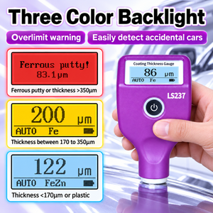 Jauge d'épaisseur de peinture automobile rechargeable Linshang LS237 avec écran rotatif pour l'inspection des véhicules - Product Image 6