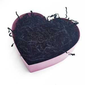 Papier de remplissage en vrac pour boîtes cadeaux, déchiqueté, ondulé, couleur rouge soie, kraft, pour paniers cadeaux - Product Image 6