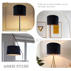 <span class=keywords><strong>Paralume</strong></span> Vintage Nero Fatto a Mano Design Moderno Copertura in Vinile per Lampada da Soffitto - Product Image 6