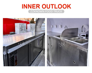 Mini Carrito de Comida con Certificación CE DOT, Remolque de Comida Rápida, Cocina Móvil, Camiones de Comida Móviles Populares con Estándar Estadounidense - Product Image 6
