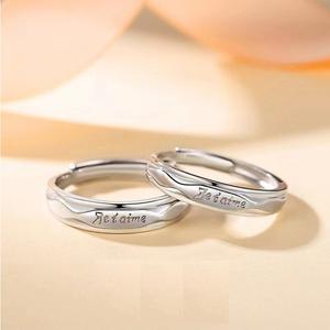 S925 Cincin Pertunangan Pernikahan, Perhiasan Pertunangan Pernikahan, Perhiasan Pernikahan, Cincin Pasangan, Cincin Pertunangan, Perhiasan Pernikahan, Cincin Perak - Product Image 1